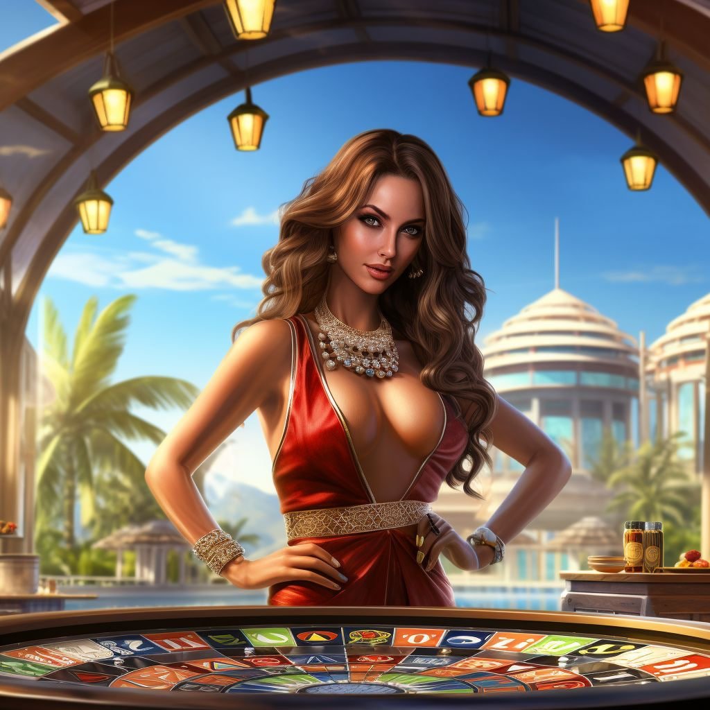 Layar live casino pisangtoto menampilkan meja dealer langsung